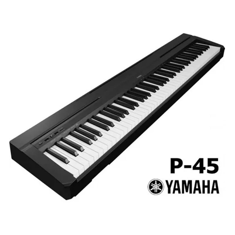 PIANO YAMAHA P45B DIGITAL NEGRO BASICO