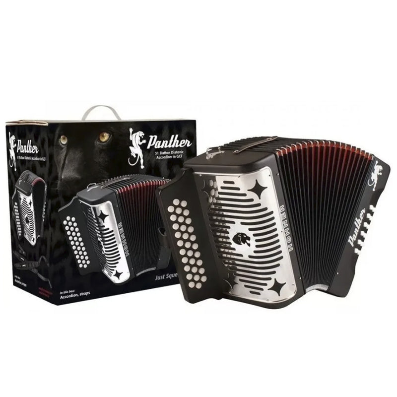 ACORDEON HOHNER A4800 PANTHER SDF NEGRO